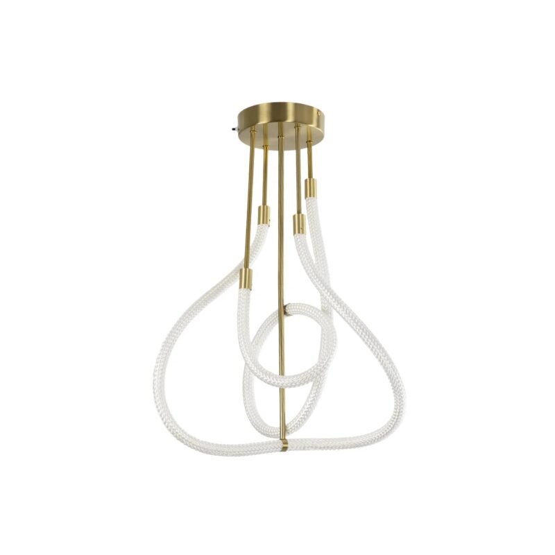 kelvo® GLOW KLV-101-0152 Φωτιστικό Οροφής LED 40W 4000lm 360° AC 220-240V IP20 Ρυθμιζόμενο Λευκό CCT με Χειριστήριο από 2700K έως 6000K Dimmable – Lumileds SMD Chip – Χρυσό Πλατίνα – Μ50 x Π50 x Υ70cm – 3 Χρόνια Εγγύηση