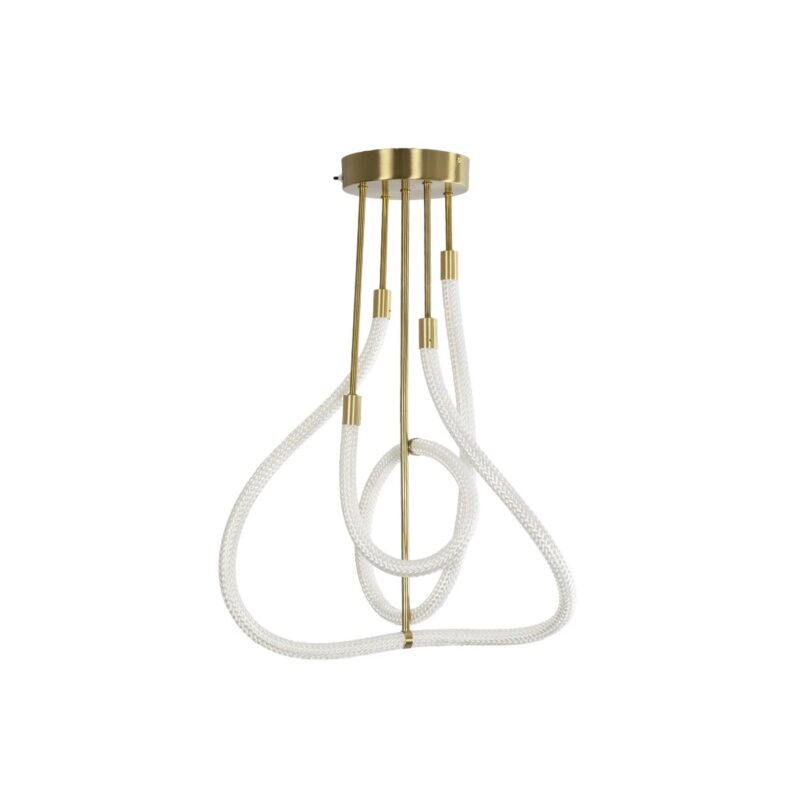 kelvo® GLOW KLV-101-0152 Φωτιστικό Οροφής LED 40W 4000lm 360° AC 220-240V IP20 Ρυθμιζόμενο Λευκό CCT με Χειριστήριο από 2700K έως 6000K Dimmable – Lumileds SMD Chip – Χρυσό Πλατίνα – Μ50 x Π50 x Υ70cm – 3 Χρόνια Εγγύηση