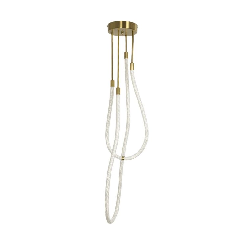 kelvo® GLOW KLV-101-0153 Φωτιστικό Οροφής LED 42W 4200lm 360° AC 220-240V IP20 Ρυθμιζόμενο Λευκό CCT με Χειριστήριο από 2700K έως 6000K Dimmable – Lumileds SMD Chip – Χρυσό Πλατίνα – Μ50 x Π50 x Υ70cm – 3 Χρόνια Εγγύηση