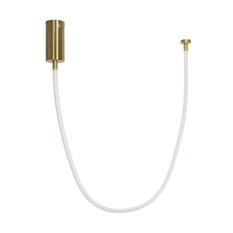 kelvo® GLOW KLV-101-0155 Κρεμαστό Φωτιστικό Οροφής LED 27W 2700lm 360° AC 220-240V IP20 Ρυθμιζόμενο Λευκό CCT με Χειριστήριο από 2700K έως 6000K Dimmable – Lumileds SMD Chip – Χρυσό Πλατίνα – Μ90 x Π9 x Υ95cm – 3 Χρόνια Εγγύηση
