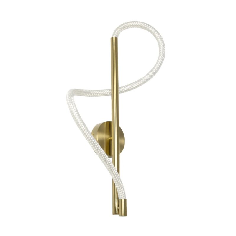 kelvo® GLOW KLV-101-0168 Φωτιστικό Τοίχου / Απλίκα LED 24W 2400lm 360° AC 220-240V IP20 Ρυθμιζόμενο Λευκό CCT με On/Off 2700K/4500K/6000K – Lumileds SMD Chip – Χρυσό Πλατίνα – Μ30 x Π15 x Υ70cm – 3 Χρόνια Εγγύηση