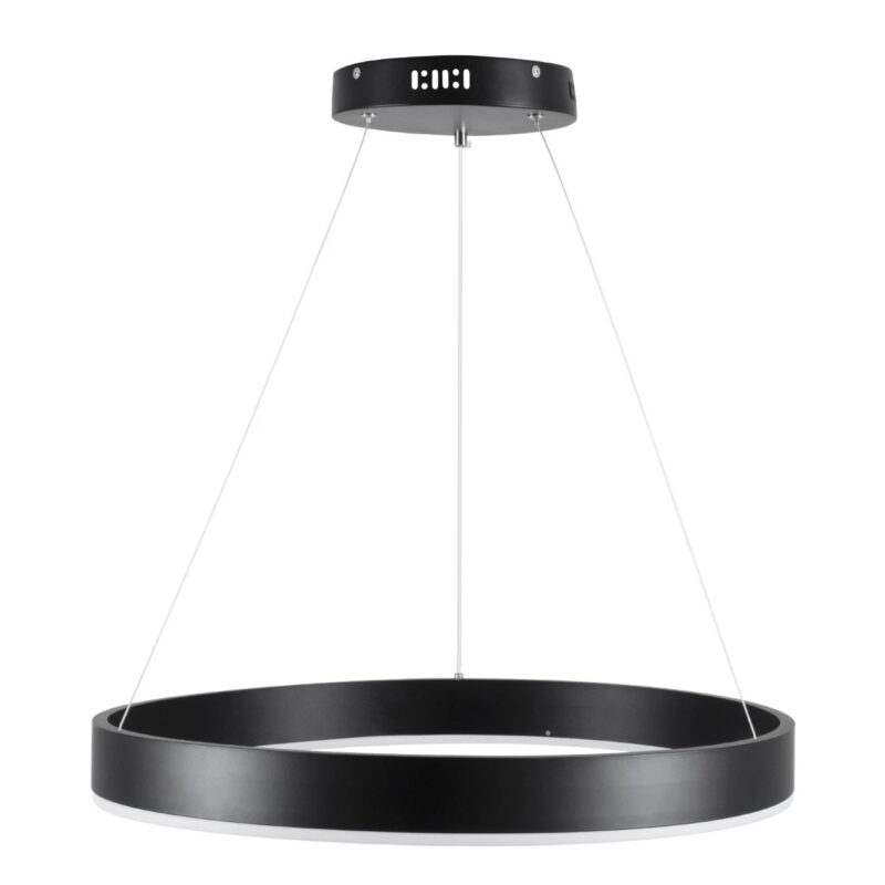 kelvo® VENOM KLV-101-0187 Κρεμαστό Φωτιστικό Οροφής LED 45W 4500lm 120° AC 220-240V IP20 Ρυθμιζόμενο Λευκό CCT με Χειριστήριο από 2700K έως 6000K Dimmable – Lumileds SMD Chip – Μαύρο Ματ – Μ60 x Π60 x Υ6.5cm – 3 Χρόνια Εγγύηση