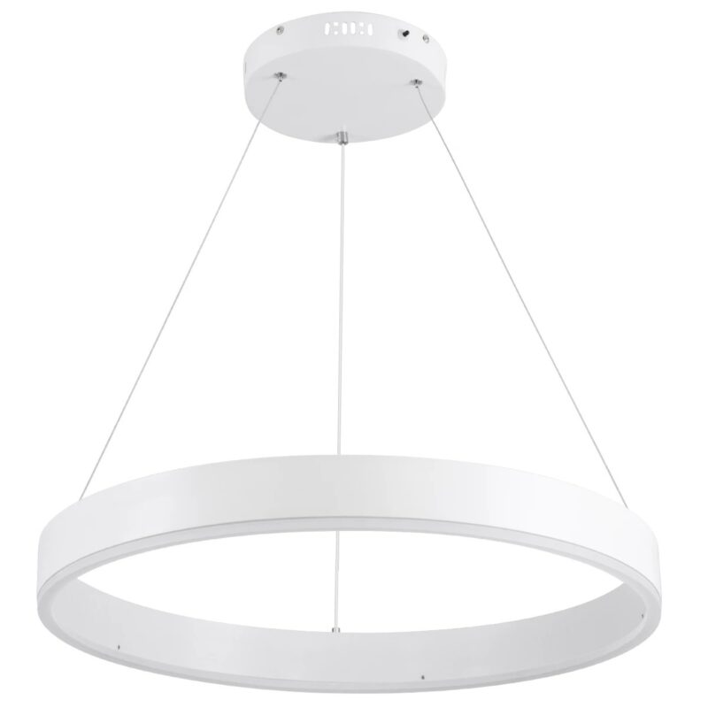 kelvo® VENOM KLV-101-0188 Κρεμαστό Φωτιστικό Οροφής LED 45W 4500lm 120° AC 220-240V IP20 Ρυθμιζόμενο Λευκό CCT με Χειριστήριο από 2700K έως 6000K Dimmable – Lumileds SMD Chip – Λευκό Ματ – Μ60 x Π60 x Υ6.5cm – 3 Χρόνια Εγγύηση