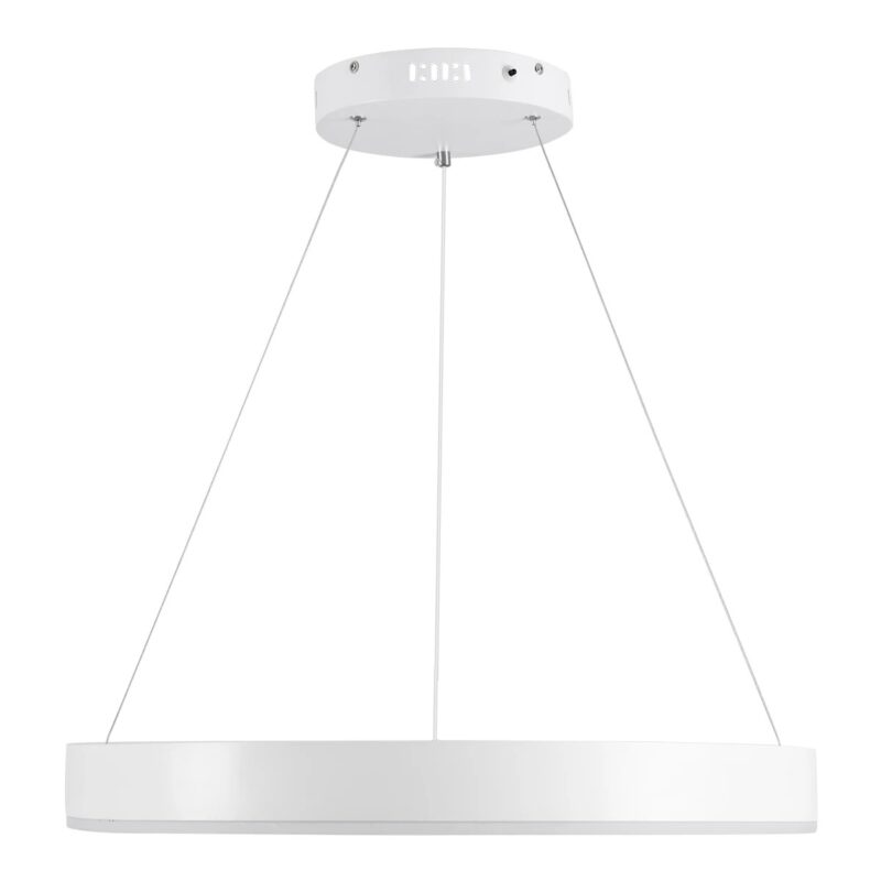kelvo® VENOM KLV-101-0188 Κρεμαστό Φωτιστικό Οροφής LED 45W 4500lm 120° AC 220-240V IP20 Ρυθμιζόμενο Λευκό CCT με Χειριστήριο από 2700K έως 6000K Dimmable – Lumileds SMD Chip – Λευκό Ματ – Μ60 x Π60 x Υ6.5cm – 3 Χρόνια Εγγύηση