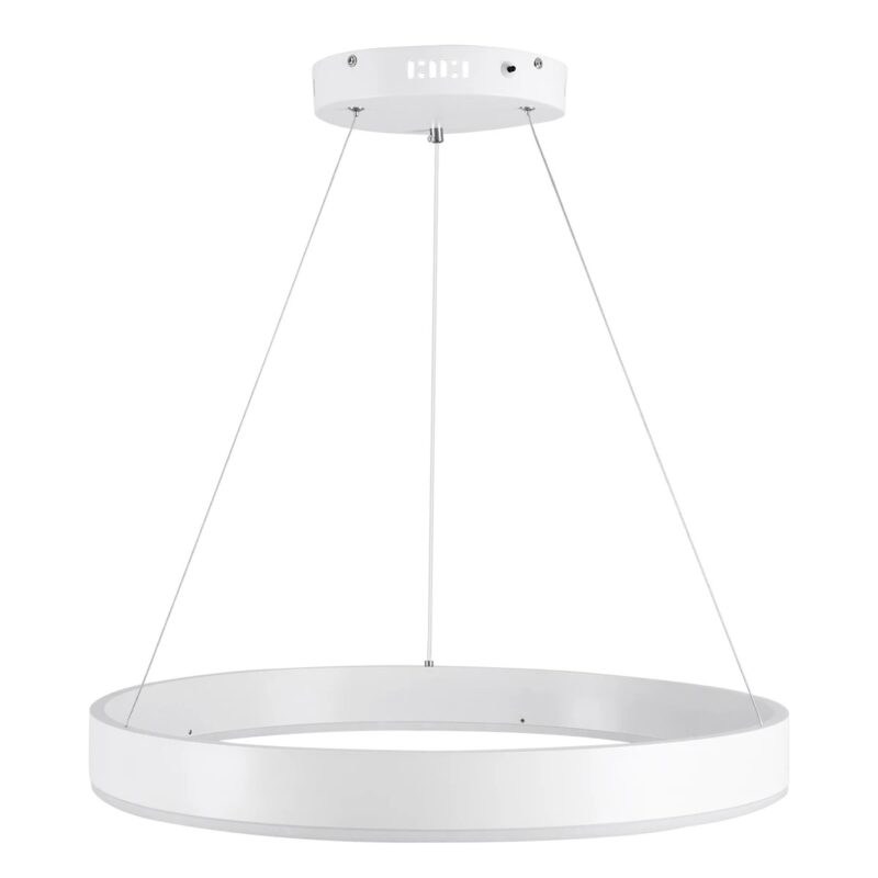 kelvo® VENOM KLV-101-0188 Κρεμαστό Φωτιστικό Οροφής LED 45W 4500lm 120° AC 220-240V IP20 Ρυθμιζόμενο Λευκό CCT με Χειριστήριο από 2700K έως 6000K Dimmable – Lumileds SMD Chip – Λευκό Ματ – Μ60 x Π60 x Υ6.5cm – 3 Χρόνια Εγγύηση