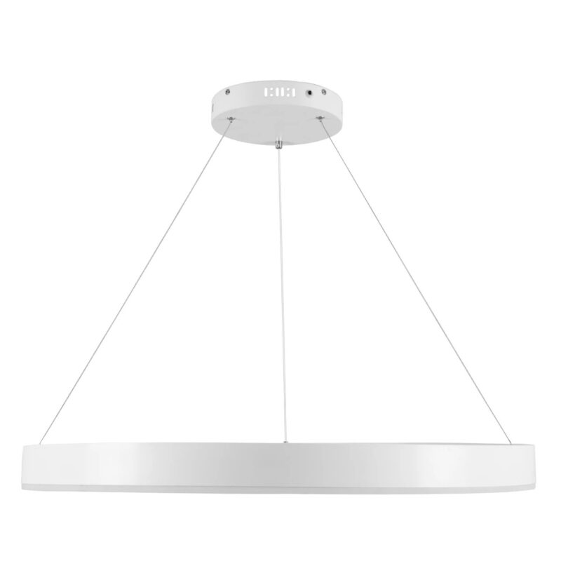 kelvo® VENOM KLV-101-0191 Κρεμαστό Φωτιστικό Οροφής LED 67W 6700lm 120° AC 220-240V IP20 Ρυθμιζόμενο Λευκό CCT με Χειριστήριο από 2700K έως 6000K Dimmable – Lumileds SMD Chip – Λευκό Ματ – Μ80 x Π80 x Υ6.5cm – 3 Χρόνια Εγγύηση
