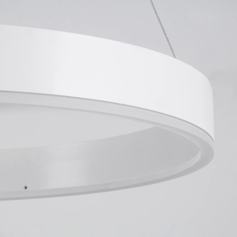 kelvo® VENOM KLV-101-0191 Κρεμαστό Φωτιστικό Οροφής LED 67W 6700lm 120° AC 220-240V IP20 Ρυθμιζόμενο Λευκό CCT με Χειριστήριο από 2700K έως 6000K Dimmable – Lumileds SMD Chip – Λευκό Ματ – Μ80 x Π80 x Υ6.5cm – 3 Χρόνια Εγγύηση