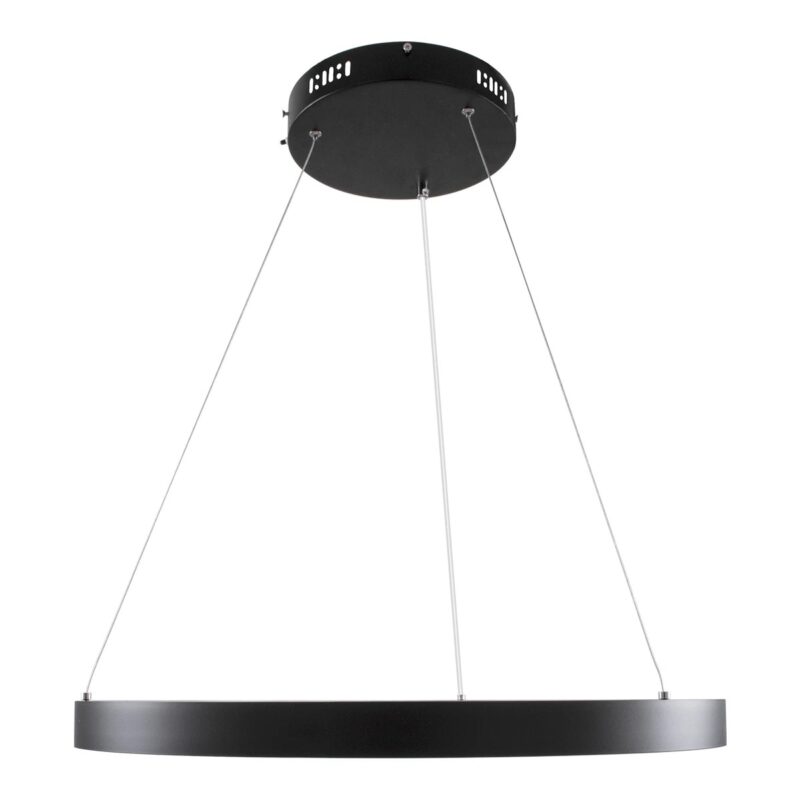 kelvo® NEMESIS KLV-101-0208 Κρεμαστό Φωτιστικό Οροφής LED 45W 4500lm 180° AC 220-240V IP20 Ρυθμιζόμενο Λευκό CCT με Χειριστήριο από 2700K έως 6000K Dimmable – Lumileds SMD Chip – Μαύρο Ματ – Μ60 x Π60 x Υ4cm – 3 Χρόνια Εγγύηση