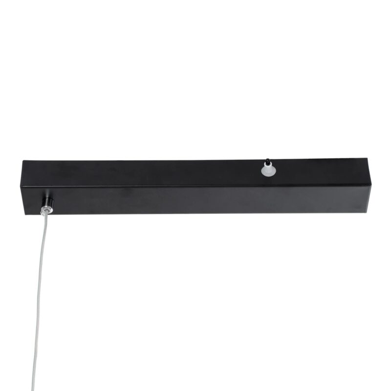 kelvo® LINARIA KLV-101-0255 Κρεμαστό Φωτιστικό Οροφής LED 36W 3600lm 180° AC 220-240V IP20 Ρυθμιζόμενο Λευκό CCT με Χειριστήριο από 2700K έως 6000K Dimmable – Lumileds SMD Chip – Μαύρο Ματ – Μ120 x Π2 x Υ10cm – 3 Χρόνια Εγγύηση