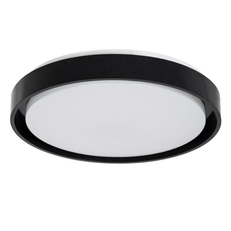 kelvo® BARCHETTA KLV-101-0265-V2 Φωτιστικό Οροφής LED 72W 7200lm 120° AC 220-240V IP20 Ρυθμιζόμενο Λευκό CCT με Χειριστήριο από 2700K έως 6000K Dimmable – Lumileds SMD Chip – Μαύρο Ματ – Μ48 x Π48 x Υ8.2cm – 3 Χρόνια Εγγύηση