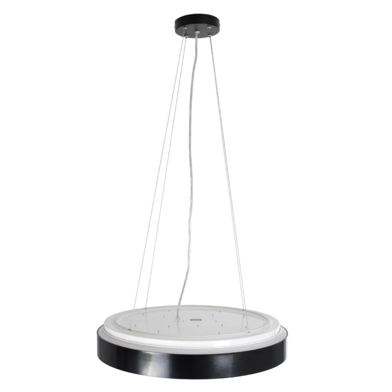 kelvo® BARCHETTA KLV-101-0266 Κρεμαστό Φωτιστικό Οροφής LED 72W 7200lm 120° AC 220-240V IP20 Ρυθμιζόμενο Λευκό CCT με Χειριστήριο από 2700K έως 6000K Dimmable – Lumileds SMD Chip – Μαύρο & Σαμπανιζέ Χρυσό Ματ – Μ48 x Π48 x Υ8.2cm – 3 Χρόνια Εγγύηση
