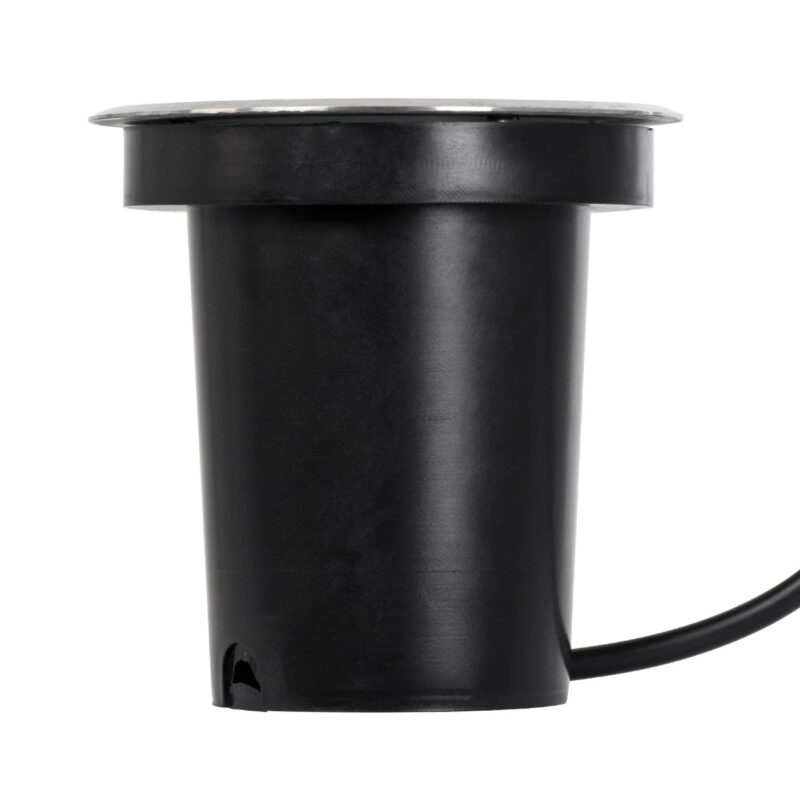 kelvo® KERIA KLV-101-0275 Χωνευτό Φωτιστικό Σποτ Δαπέδου για Λάμπα MR16 με Ντουί GU10 AC 220-240V Αδιάβροχο IP68 IK09 – Ανοξείδωτο Ατσάλι SS316 – Μ11 x Π11 x Υ11.5cm / Q10.4cm