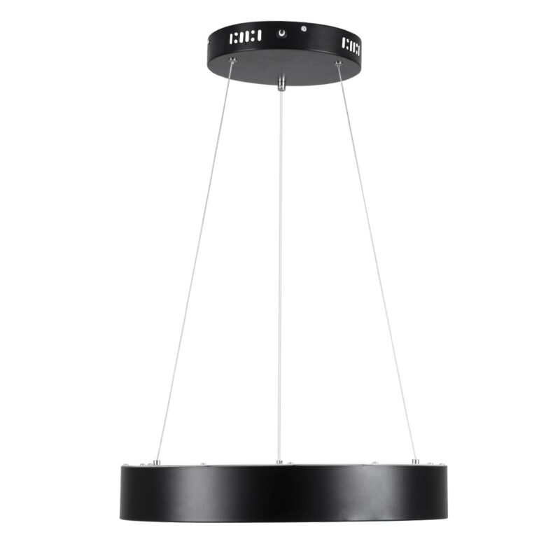 kelvo® SALEM KLV-101-0285 Κρεμαστό Φωτιστικό Οροφής LED 75W 7500lm 120° AC 220-240V IP20 Ρυθμιζόμενο Λευκό CCT με Χειριστήριο από 2700K έως 6000K Dimmable – Lumileds SMD Chip – Μαύρο Ματ – Μ45 x Π45 x Υ6cm – 3 Χρόνια Εγγύηση