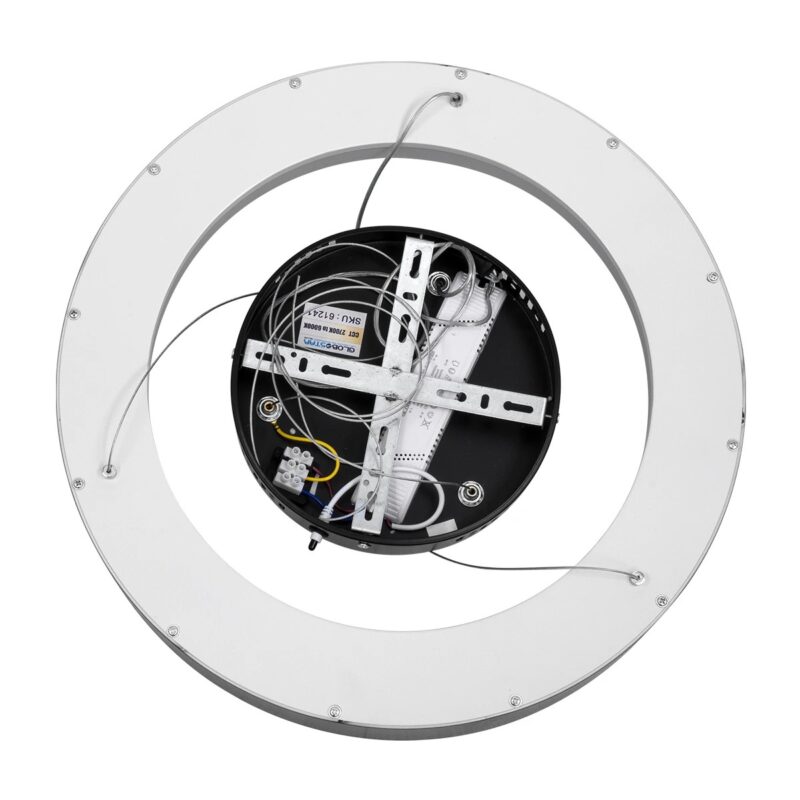 kelvo® SALEM KLV-101-0285 Κρεμαστό Φωτιστικό Οροφής LED 75W 7500lm 120° AC 220-240V IP20 Ρυθμιζόμενο Λευκό CCT με Χειριστήριο από 2700K έως 6000K Dimmable – Lumileds SMD Chip – Μαύρο Ματ – Μ45 x Π45 x Υ6cm – 3 Χρόνια Εγγύηση