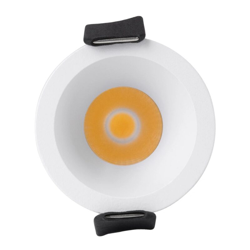 kelvo® DOT KLV-101-0304 Χωνευτό Φωτιστικό Downlight Σποτ LED 5W 650lm 38° AC 220-240V IP20 Φυσικό Λευκό 4500K – Bridgelux COB Chip & TÜV SÜD Driver – Λευκό Ματ – Μ4 x Π4 x Υ5.9cm / Q3.5cm – 5 Χρόνια Εγγύηση