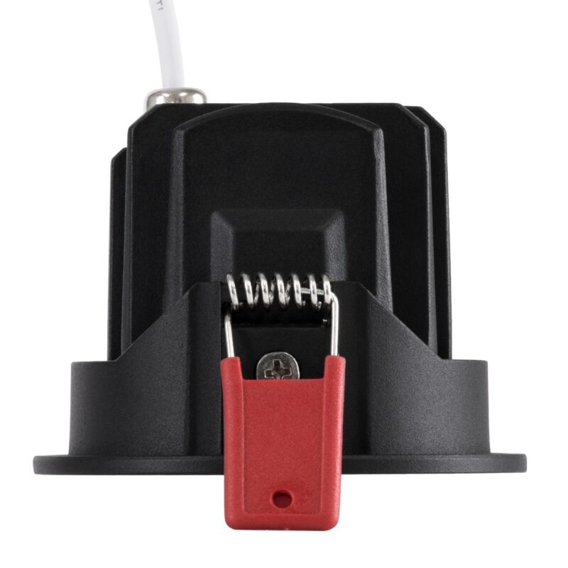 kelvo® LEO KLV-101-0311 Χωνευτό Κινούμενο Φωτιστικό Downlight Σποτ με Honeycomb Anti-Glare Reflector LED 10W 1250lm 38° AC 220-240V IP20 Θερμό Λευκό 2700K – Bridgelux COB Chip & TÜV SÜD Driver – Μαύρο Ματ – Μ8.5 x Π8.5 x Υ6.6cm / Q7.5cm – 5 Χρόνια Εγγύηση