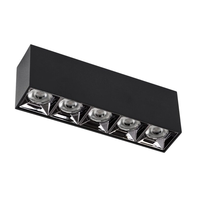 kelvo® LUMINAR KLV-101-0333 Φωτιστικό Downlight Σποτ LED 20W 2800lm 36° AC 220-240V IP20 Φυσικό Λευκό 4500K – Osram SMD Chip & TÜV SÜD Driver – Μαύρο Ματ – Μ19.5 x Π4.2 x Υ6.6cm – 5 Χρόνια Εγγύηση