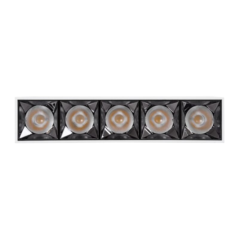 kelvo® LUMINAR KLV-101-0334 Φωτιστικό Downlight Σποτ LED 20W 2800lm 36° AC 220-240V IP20 Φυσικό Λευκό 4500K – Osram SMD Chip & TÜV SÜD Driver – Λευκό Ματ – Μ19.5 x Π4.2 x Υ6.6cm – 5 Χρόνια Εγγύηση