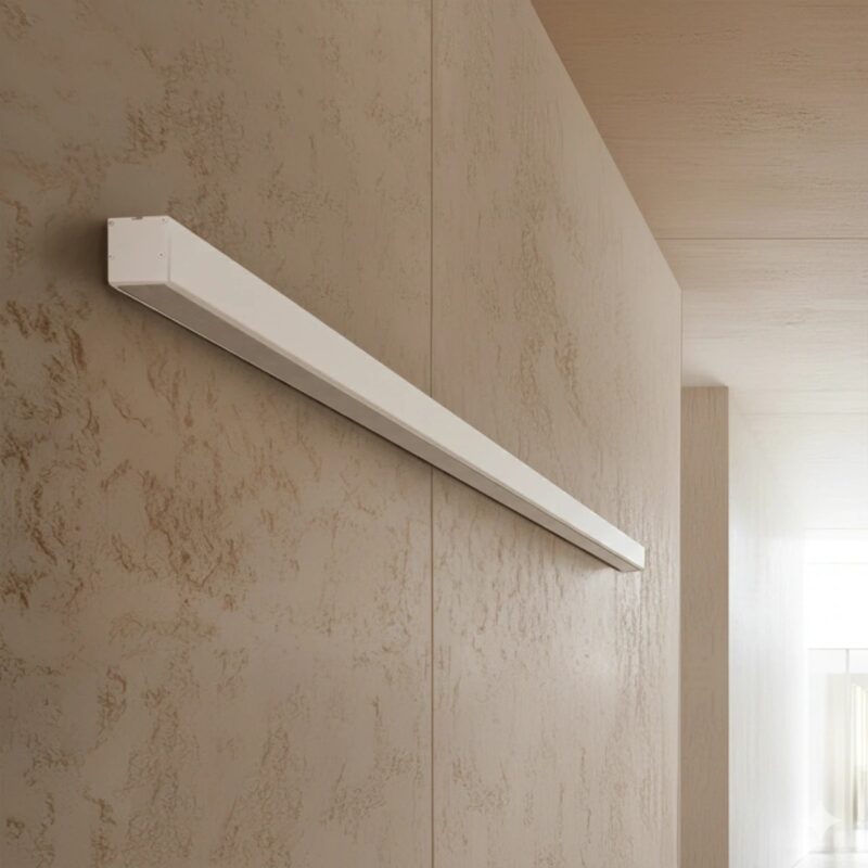 kelvo® ORION KLV-101-0363-V3 Φωτιστικό Τοίχου / Απλίκα LED 72W 7200lm 120° AC 220-240V IP20 Ρυθμιζόμενο Λευκό CCT με Χειριστήριο από 2700K έως 6000K Dimmable – Lumileds SMD Chip – Λευκό Ματ – Μ120 x Π5 x Υ7.5cm – 3 Χρόνια Εγγύηση