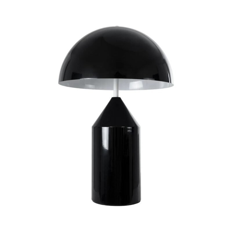 kelvo® URANUS KLV-101-0371 Επιτραπέζιο Φωτιστικό Πορτατίφ για 2 Λάμπες με Ντουί E27 AC 220-240V IP20 – Μαύρο Ματ – Μ35 x Π35 x Υ54cm