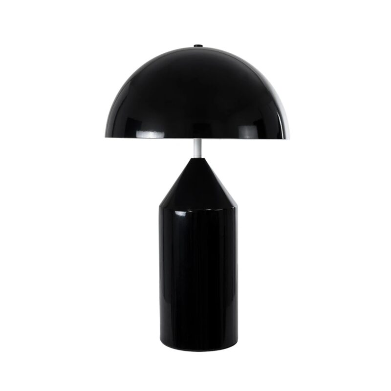 kelvo® URANUS KLV-101-0371 Επιτραπέζιο Φωτιστικό Πορτατίφ για 2 Λάμπες με Ντουί E27 AC 220-240V IP20 – Μαύρο Ματ – Μ35 x Π35 x Υ54cm