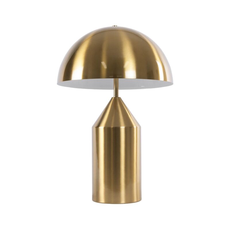 kelvo® URANUS KLV-101-0372 Επιτραπέζιο Φωτιστικό Πορτατίφ για 2 Λάμπες με Ντουί E27 AC 220-240V IP20 – Χρυσό Πλατίνα – Μ35 x Π35 x Υ54cm