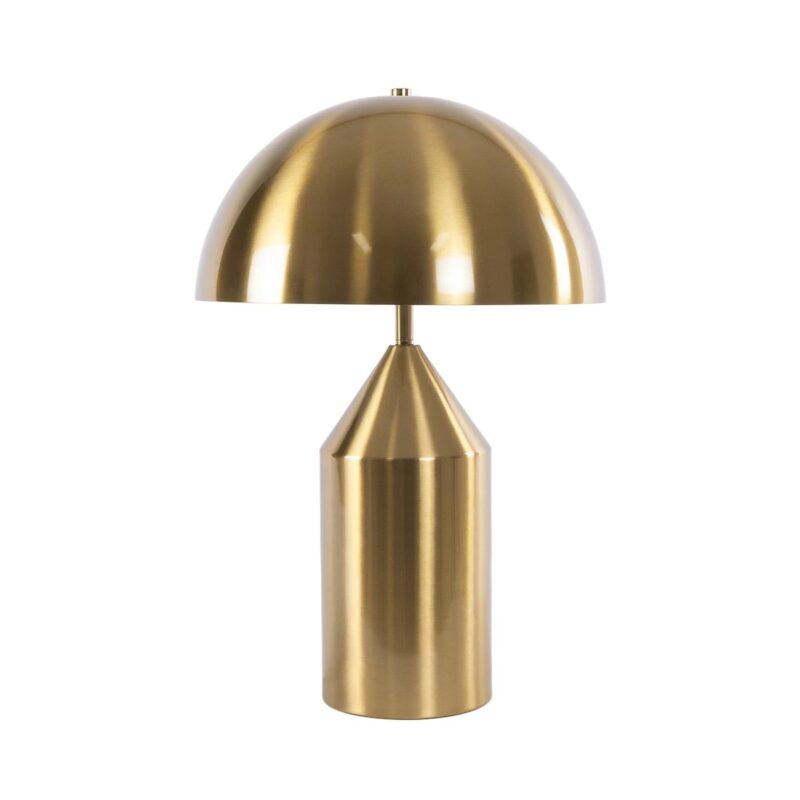 kelvo® URANUS KLV-101-0372 Επιτραπέζιο Φωτιστικό Πορτατίφ για 2 Λάμπες με Ντουί E27 AC 220-240V IP20 – Χρυσό Πλατίνα – Μ35 x Π35 x Υ54cm