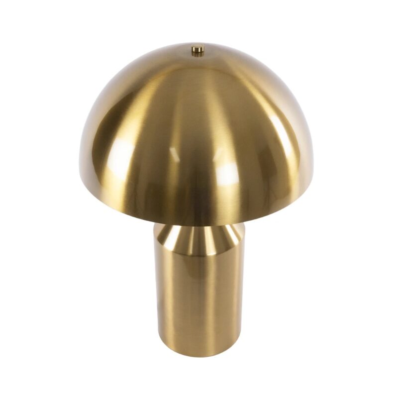 kelvo® URANUS KLV-101-0372 Επιτραπέζιο Φωτιστικό Πορτατίφ για 2 Λάμπες με Ντουί E27 AC 220-240V IP20 – Χρυσό Πλατίνα – Μ35 x Π35 x Υ54cm