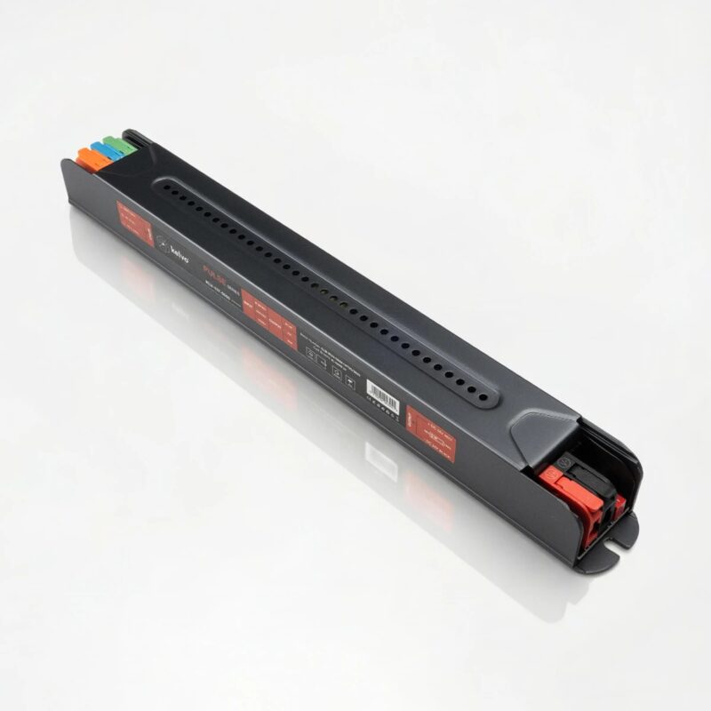 kelvo® PULSE KLV-107-0003 Ultra Slim Τροφοδοτικό/Μετασχηματιστής Class I PELV 100W 4.1A AC 220-240V σε DC 24V IP20 – Γκρι Ανθρακί Ματ – Μ23 x Π2.6 x Υ2.4cm – 5 Χρόνια Εγγύηση