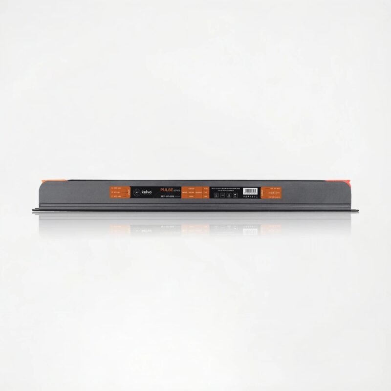 kelvo® PULSE KLV-107-0005 Ultra Slim Τροφοδοτικό/Μετασχηματιστής Class I PELV 200W 8.3A AC 220-240V σε DC 24V IP20 – Γκρι Ανθρακί Ματ – Μ28 x Π2.6 x Υ2.4cm – 5 Χρόνια Εγγύηση