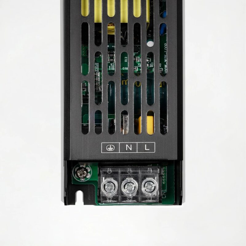 kelvo® ILUMA KLV-107-0006 Slim Τροφοδοτικό/Μετασχηματιστής Class I PELV 60W 5A AC 220-240V σε DC 12V IP20 – Γκρι Ανθρακί Ματ – Μ13.3 x Π4.8 x Υ2.8cm – 5 Χρόνια Εγγύηση