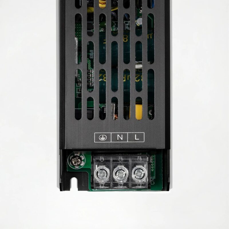 kelvo® ILUMA KLV-107-0008 Slim Τροφοδοτικό/Μετασχηματιστής Class I PELV 150W 12.5A AC 220-240V σε DC 12V IP20 – Γκρι Ανθρακί Ματ – Μ18.1 x Π4.8 x Υ2.8cm – 5 Χρόνια Εγγύηση