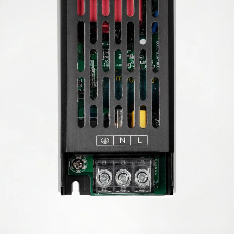kelvo® ILUMA KLV-107-0013 Slim Τροφοδοτικό/Μετασχηματιστής Class I PELV 100W 4.1A AC 220-240V σε DC 24V IP20 – Γκρι Ανθρακί Ματ – Μ16 x Π4.8 x Υ2.8cm – 5 Χρόνια Εγγύηση