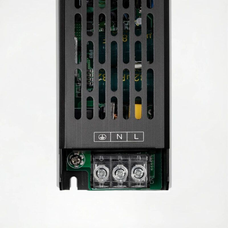 kelvo® ILUMA KLV-107-0014 Slim Τροφοδοτικό/Μετασχηματιστής Class I PELV 150W 6.25A AC 220-240V σε DC 24V IP20 – Γκρι Ανθρακί Ματ – Μ18.1 x Π4.8 x Υ2.8cm – 5 Χρόνια Εγγύηση