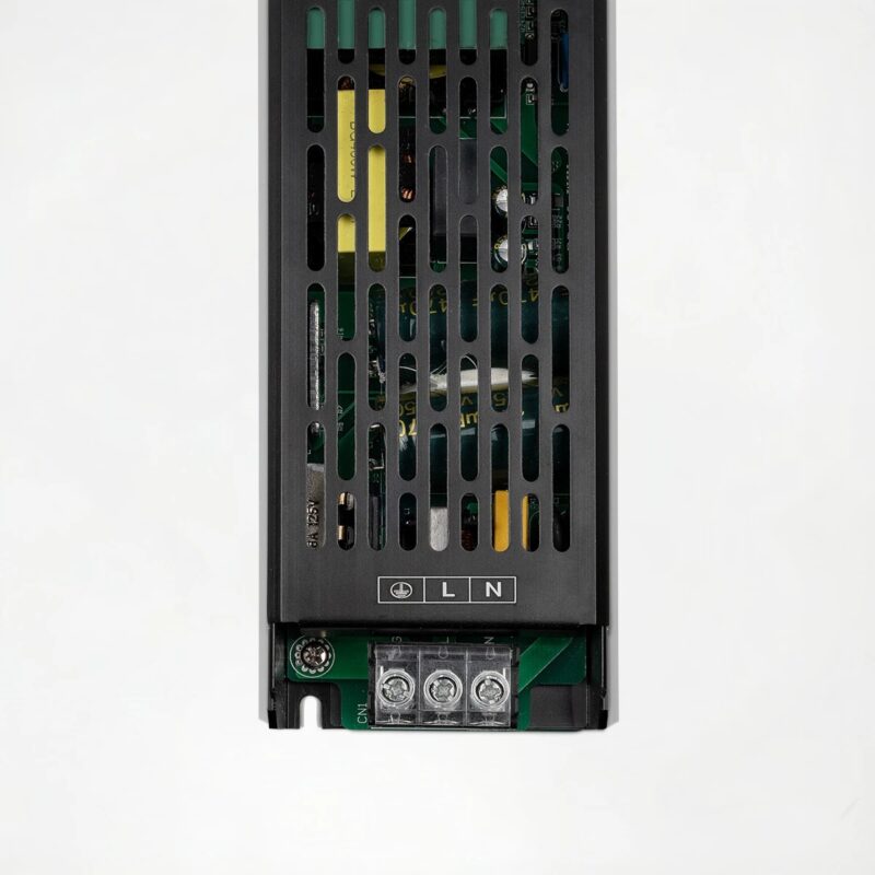 kelvo® ILUMA KLV-107-0016 Slim Τροφοδοτικό/Μετασχηματιστής Class I PELV 300W 12.5A AC 220-240V σε DC 24V IP20 – Γκρι Ανθρακί Ματ – Μ19.6 x Π5.9 x Υ2.8cm – 5 Χρόνια Εγγύηση