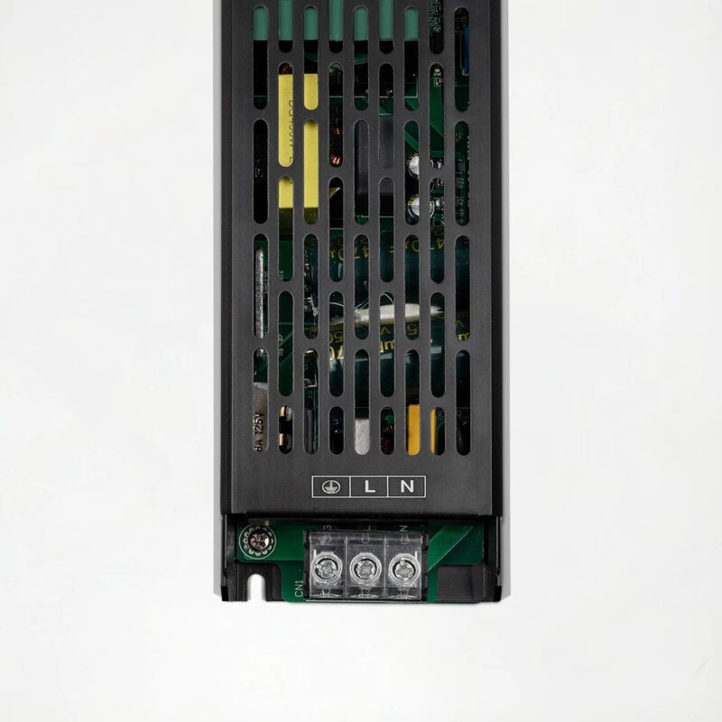 kelvo® ILUMA KLV-107-0017 Slim Τροφοδοτικό/Μετασχηματιστής Class I PELV 400W 16.6A AC 220-240V σε DC 24V IP20 – Γκρι Ανθρακί Ματ – Μ22.3 x Π5.9 x Υ2.8cm – 5 Χρόνια Εγγύηση