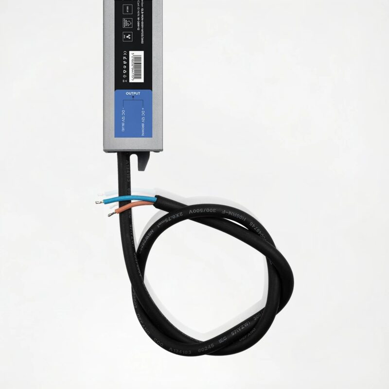 kelvo® SELAS KLV-107-0020 Τροφοδοτικό/Μετασχηματιστής Class II SELV 36W 3A AC 220-240V σε DC 12V Αδιάβροχο IP67 – Γκρι Ανθρακί Ματ – Μ22 x Π3 x Υ2cm – 5 Χρόνια Εγγύηση