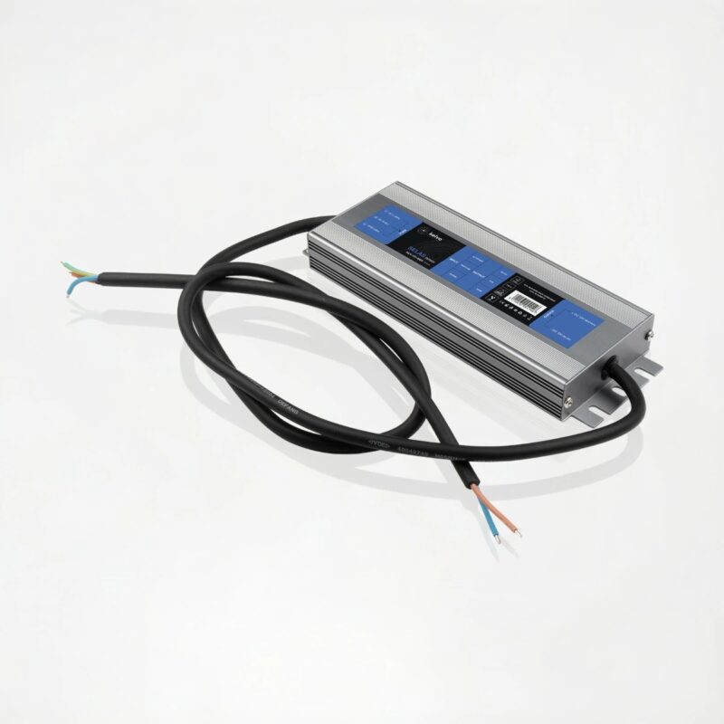 kelvo® SELAS KLV-107-0023 Τροφοδοτικό/Μετασχηματιστής Class I PELV 100W 8.2A AC 220-240V σε DC 12V Αδιάβροχο IP67 – Γκρι Ανθρακί Ματ – Μ18.9 x Π6.5 x Υ2.2cm – 5 Χρόνια Εγγύηση