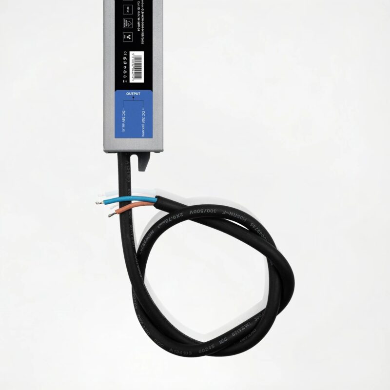 kelvo® SELAS KLV-107-0030 Τροφοδοτικό/Μετασχηματιστής Class II SELV 36W 1.5A AC 220-240V σε DC 24V Αδιάβροχο IP67 – Γκρι Ανθρακί Ματ – Μ22 x Π3 x Υ2cm – 5 Χρόνια Εγγύηση