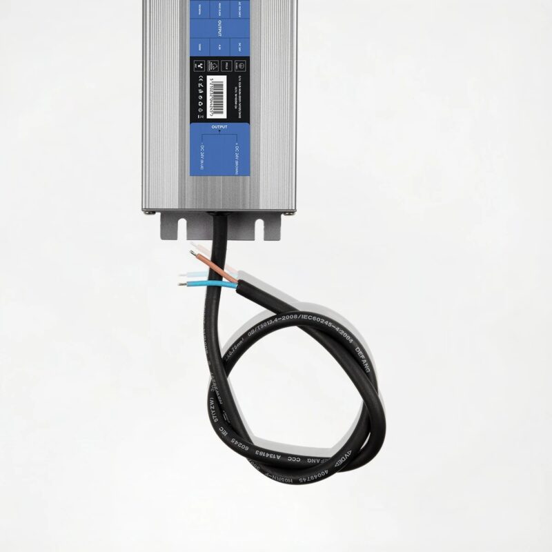 kelvo® SELAS KLV-107-0033 Τροφοδοτικό/Μετασχηματιστής Class I PELV 100W 4.2A AC 220-240V σε DC 24V Αδιάβροχο IP67 – Γκρι Ανθρακί Ματ – Μ18.9 x Π6.5 x Υ2.2cm – 5 Χρόνια Εγγύηση