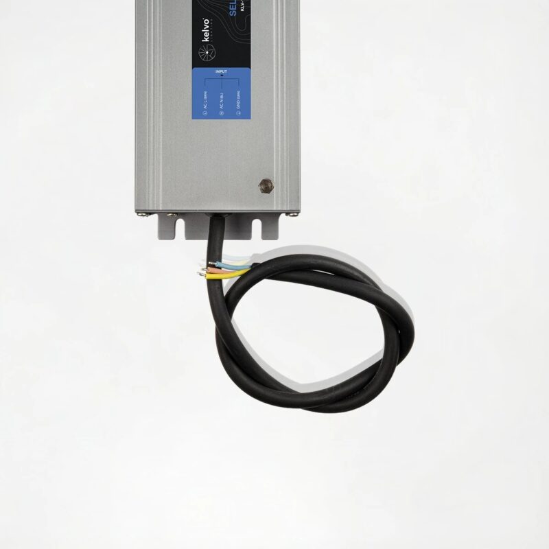 kelvo® SELAS KLV-107-0036 Τροφοδοτικό/Μετασχηματιστής Class I PELV 250W 10.4A AC 220-240V σε DC 24V Αδιάβροχο IP67 – Γκρι Ανθρακί Ματ – Μ25 x Π7.2 x Υ3.2cm – 5 Χρόνια Εγγύηση