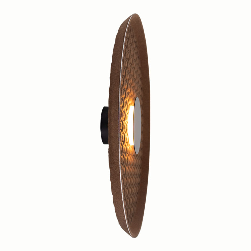 Sun Light MARCO – Ηχοαπορροφητικό Επιτοίχιο Φωτιστικό – Απλίκα σε Καφέ Χρώμα