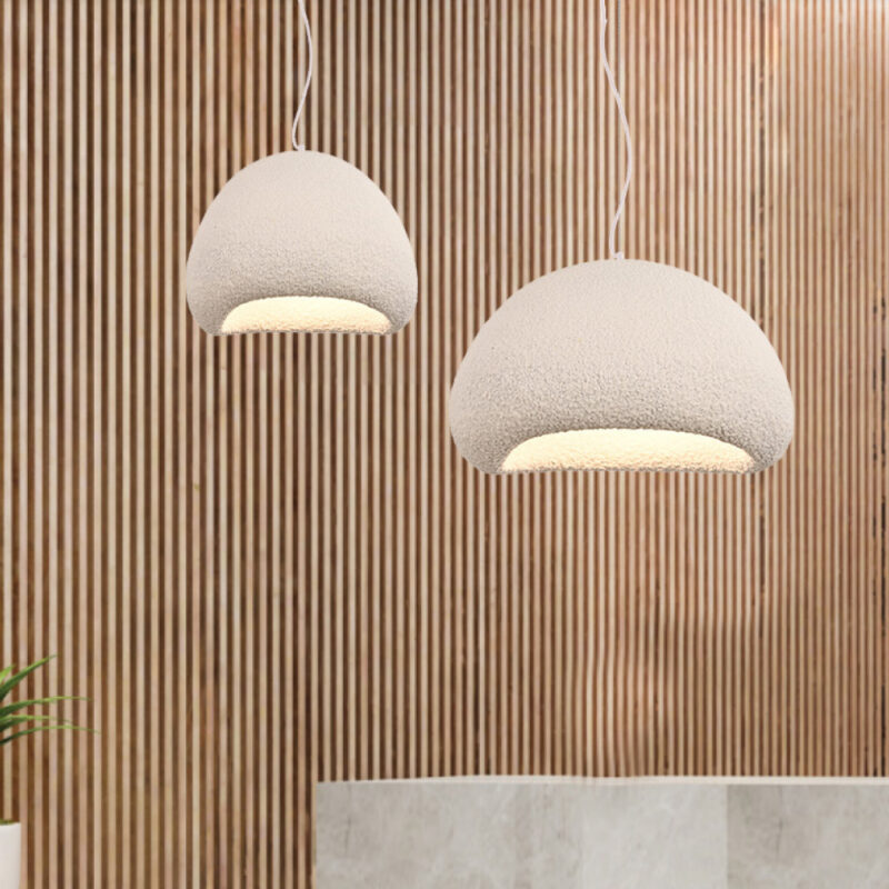Inlight Κρεμαστό φωτιστικό από Fiberglass 1XE27 D:40cm (4067-C)