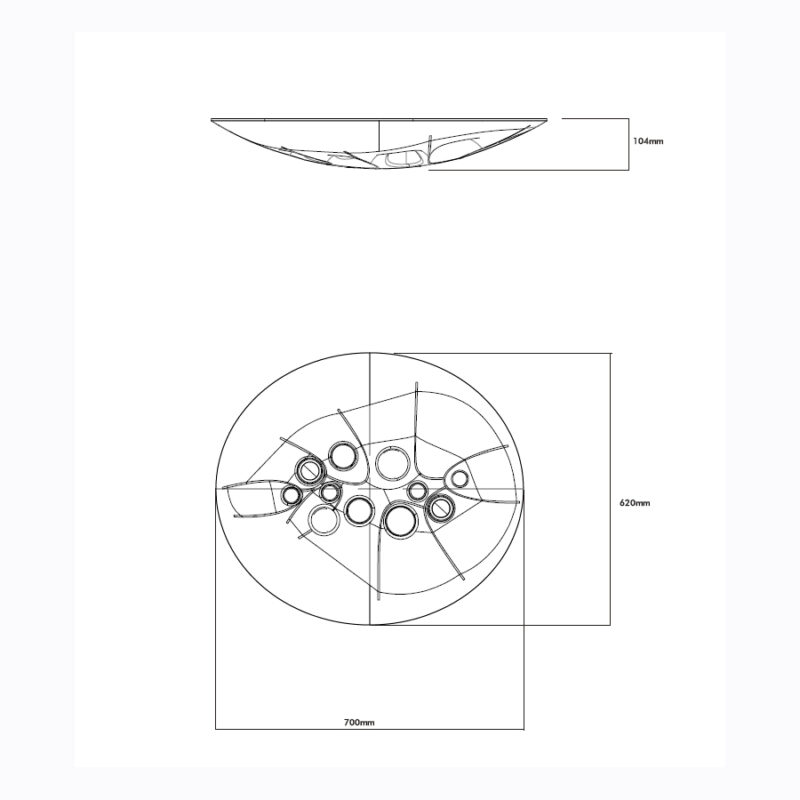 Sun Light ΟΡΟΦΗΣ ΦΩΤΙΣΤΙΚΟ LED-ΠΛΑΦΟΝΙΕΡΑ-ΚΩΔ. SELENE-R-CF