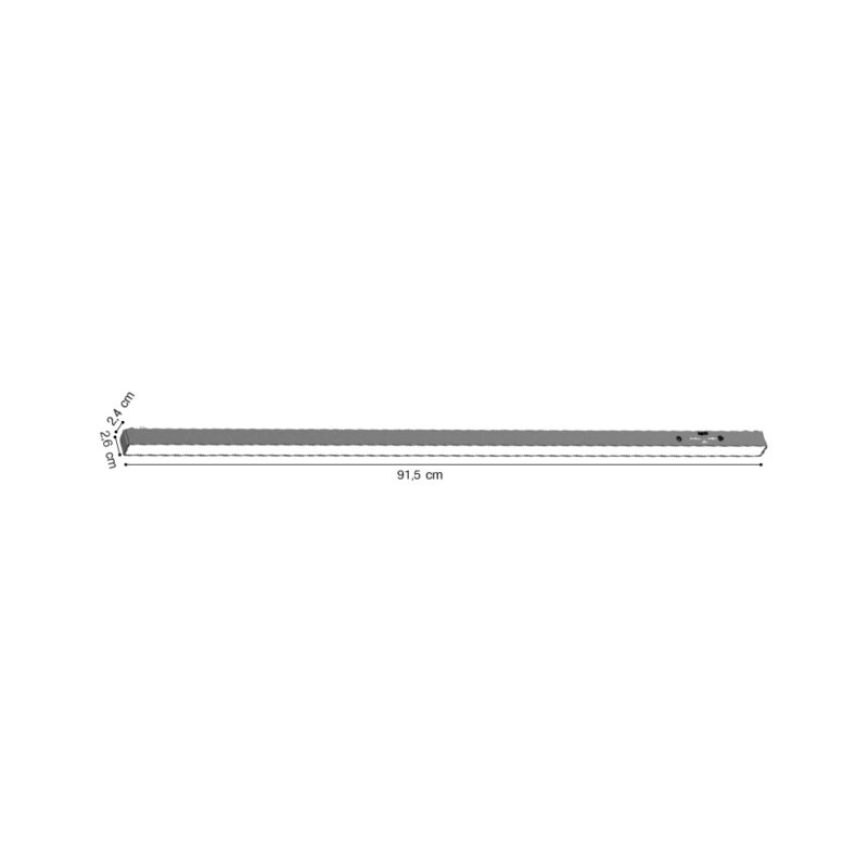 Inlight Γραμμικό φωτιστικό LED 30W 3CCT για Ultra Thin ράγα σε λευκή απόχρωση D:91,5X2,6X2,4cm (TMU0070-White)